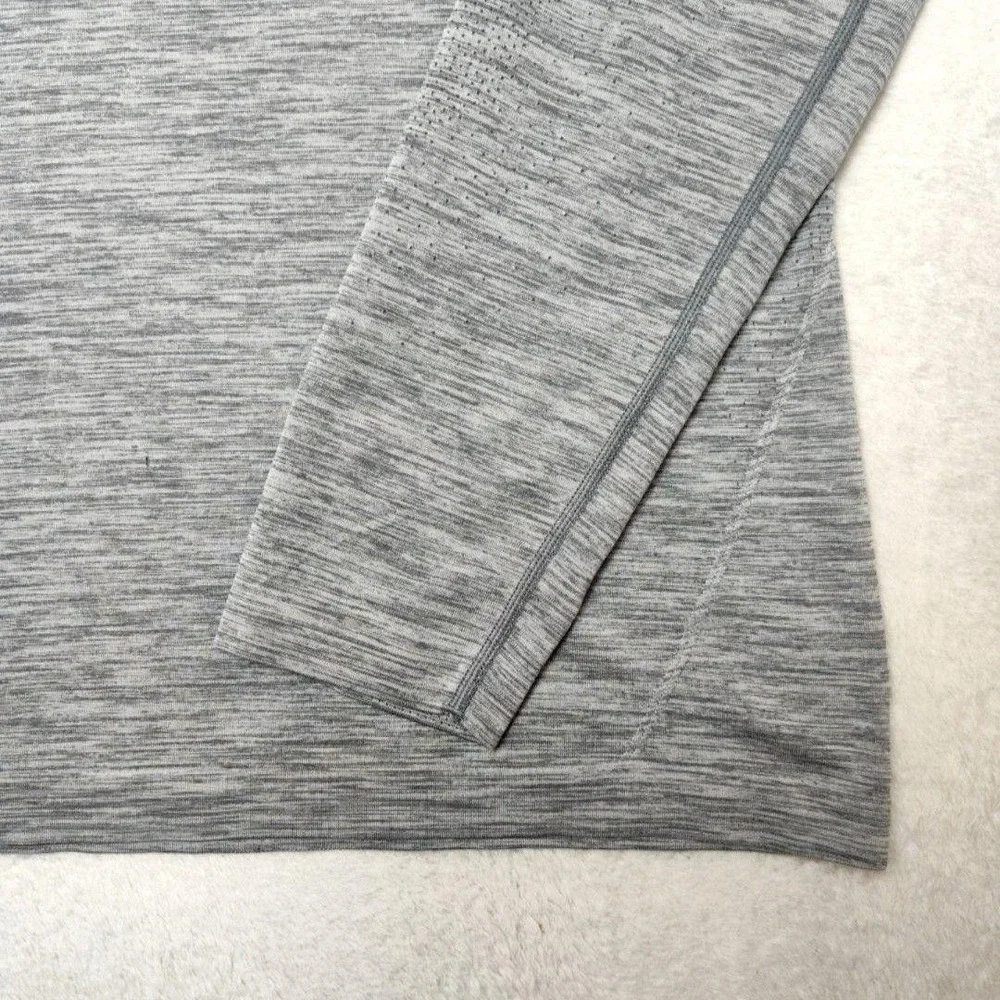 Lululemon Pullover Womens‎ Large Gray Swiftly Tech Quarter Zip Long Sleeve Golf